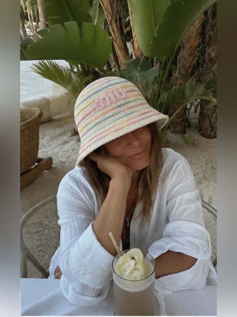 ☀️ 🏝️ Miu Raffia Hat 🏖️ ☀️ - Picture 3 of 5